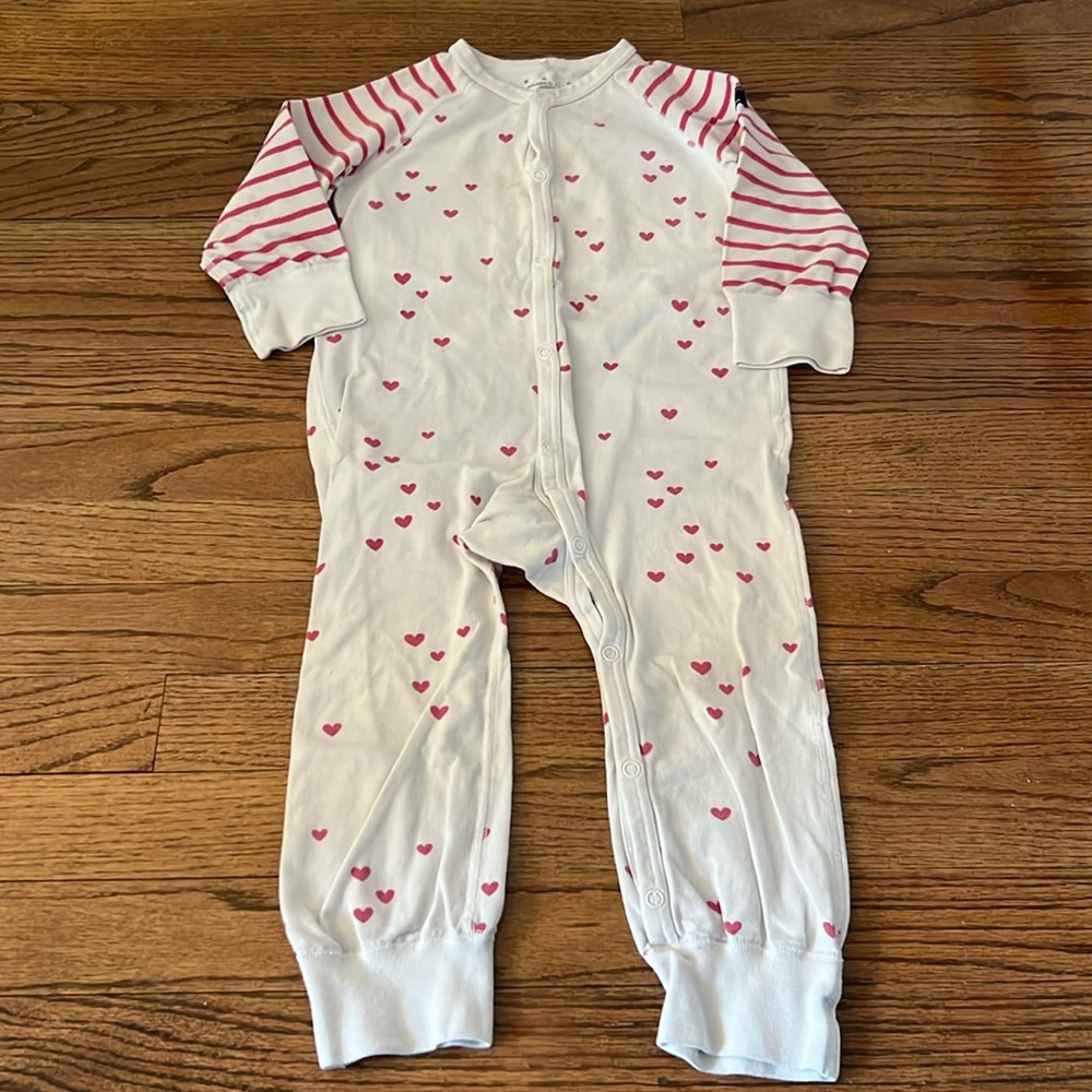 Polarn O. Pyret heart pajamas 1-2T
